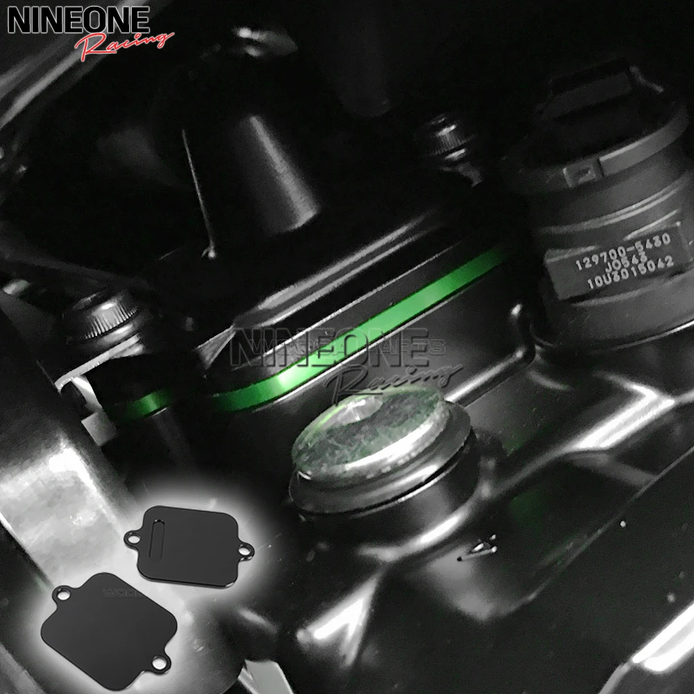 

For Kawasaki Z 900RS Secondary Air Cancel Sand Plate Kit Z900RS Cafe 2018-2023 Machined Aluminum Afterfire Protection Z900 RS