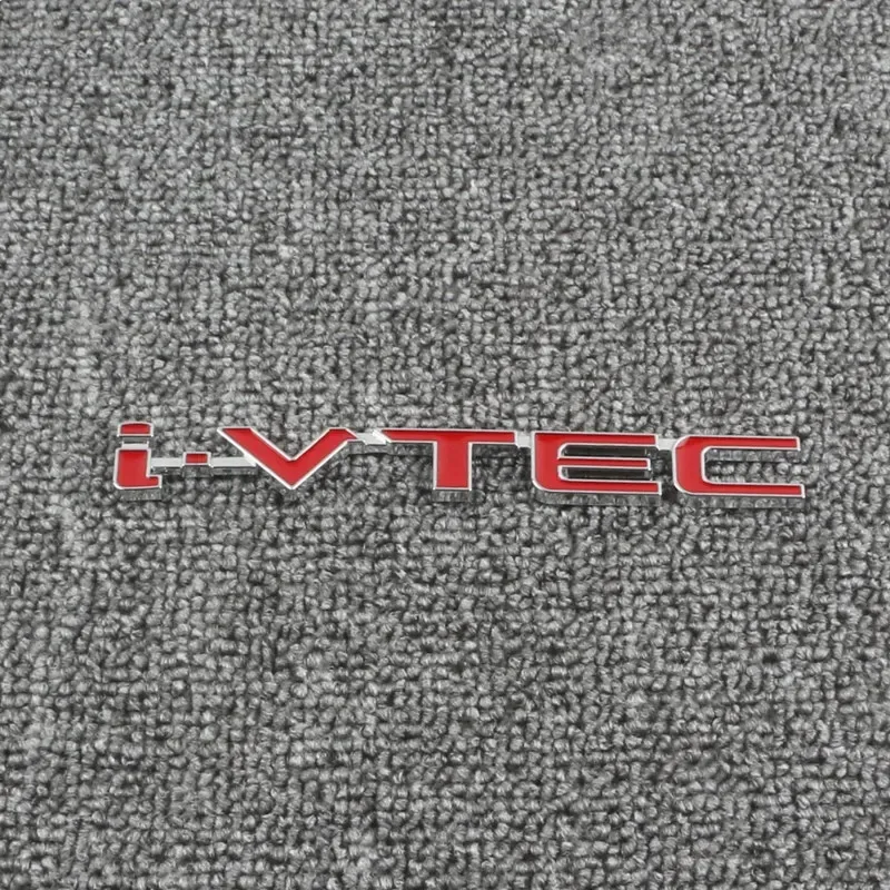 1X 3D VTEC iVTEC Metal Emblem Badge Decals Car Sticker for Honda cb400 i-VTEC vfr800 cb750 Civic Accord Odys