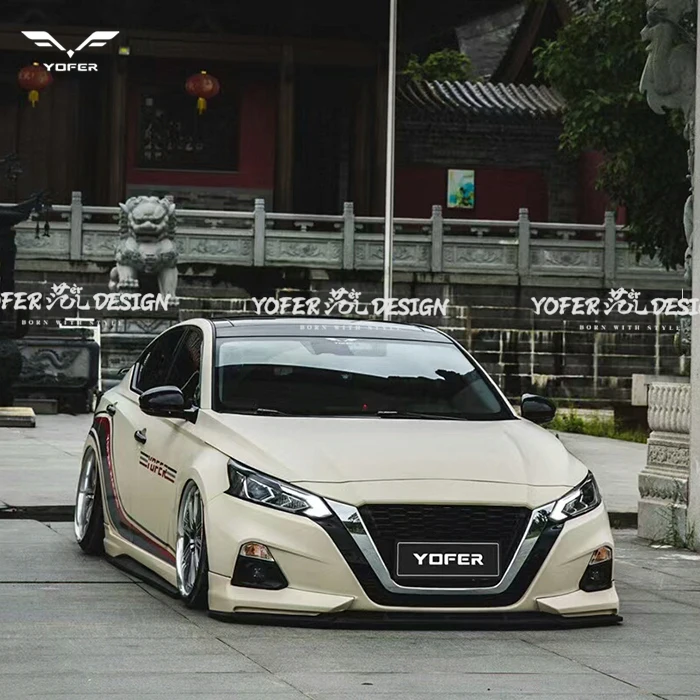 Hot Selling Auto Modified Accessories Front Rear Diffuser Side Skirts Aprons Lip Car Bodykit Bumpers for Nissan Altima
