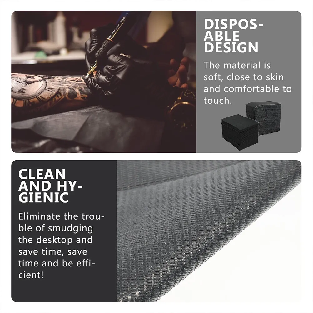 

20 шт. одноразовых чистящих подкладок для тату-столов, водонепроницаемые, герметичные коврики для маникюра, тату, стоматологические нагрудники, для использования в салонах