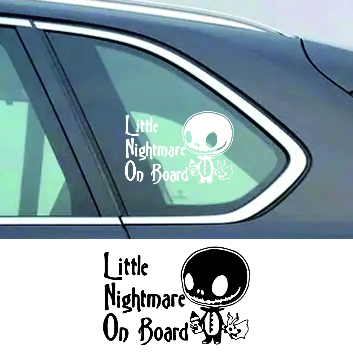 

Little Nightmare On Board Stickers For Car Supplies Car Exterior Accessories Stickers Vinyl Waterproof Baby On Board Car Decals
