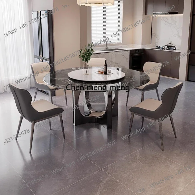 Rotate Coffee Dining Table Round Mahjong Computer Gaming Cheap Balcony Makeup Luxury Dining Table Lounge Mesa Kitchen Furniture