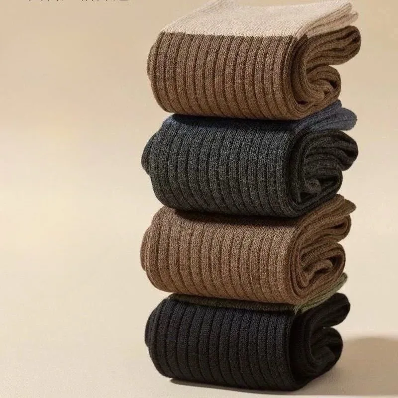 1/6 Pairs الخريف والشتاء موضة المرقعة الرجعية نصف أنبوب سليم الساق العجل الجوارب تبدو ضئيلة تنوعا أحذية بوت قصيرة الجوارب النسائية #5