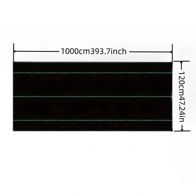 1 opakowanie, tkanina ogrodowa z barierą chwastów, tkanina z bloków chwastów, tkana ściółka do kształtowania krajobrazu okrywowa tkanina