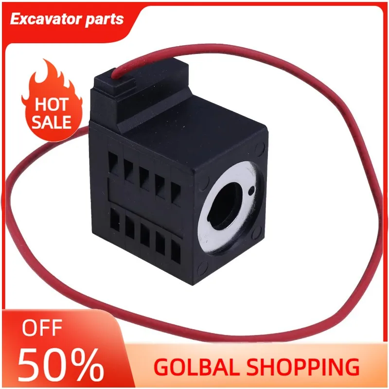 

ZTUOAUMA однопроводная электромагнитная катушка 12 В постоянного тока 16 Вт 10226-14 для штока клапана Deltrol серии 08 80 88 98 универсальная для гидравлического Po