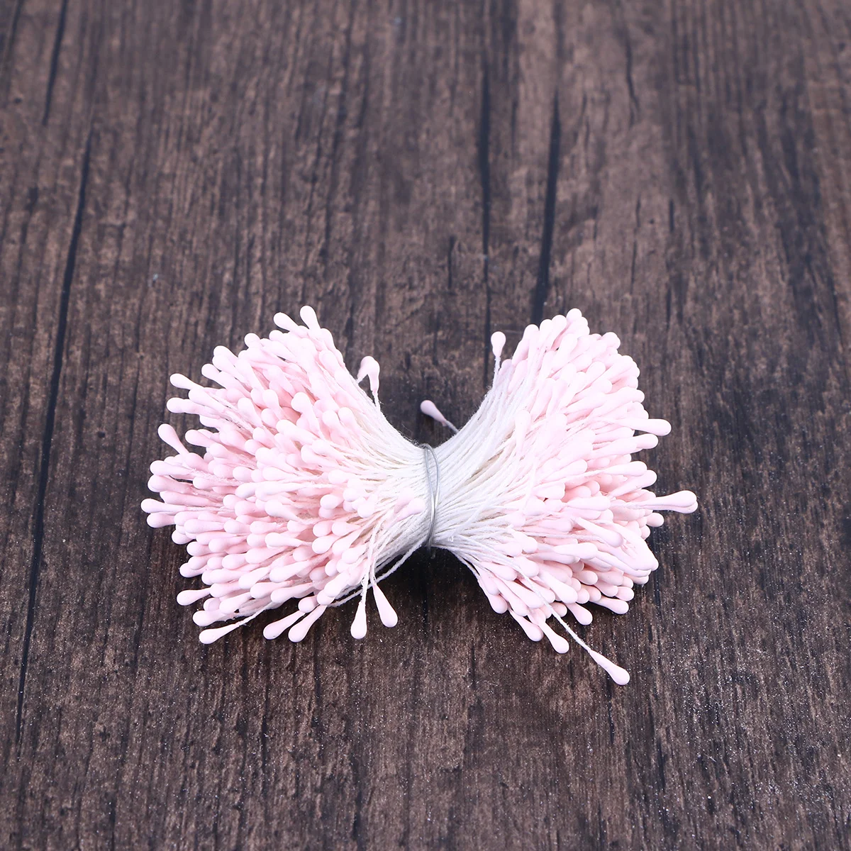 

400Pcs Floral Set Artificial Pearlized Stamens for Flower Making Vivid Double Ended Craft Projects Party Decorations
