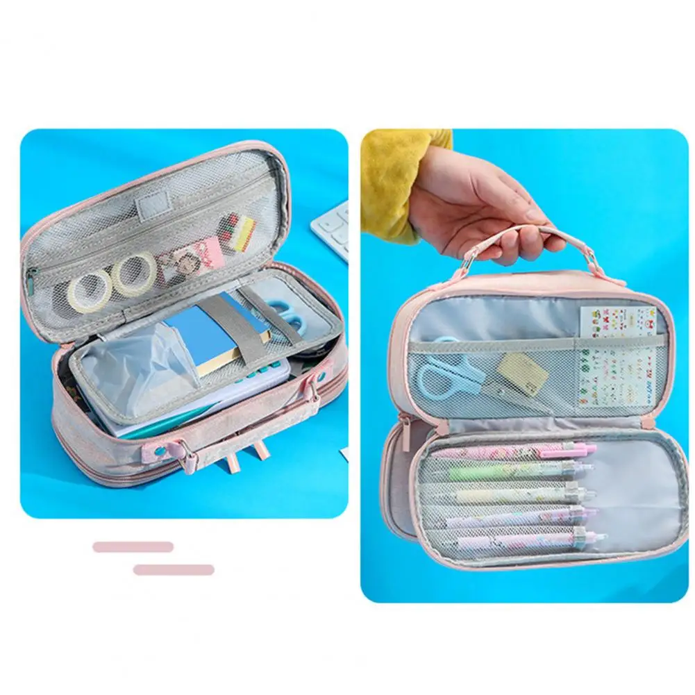 Mesh Dividers Pencil Case Pencil Case with Capacity Multi-layered Desk Organizer with Capacity Pen Holders Mesh for Efficient