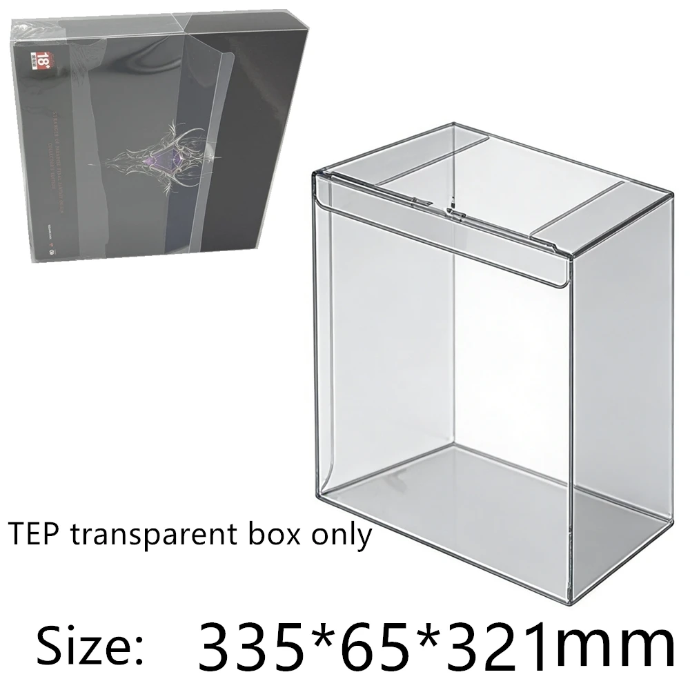

Transparent Box Protector For Stranger of Paradise: Final Fantasy Origin Collect Boxes TEP Storage Game Shell Clear Display Case