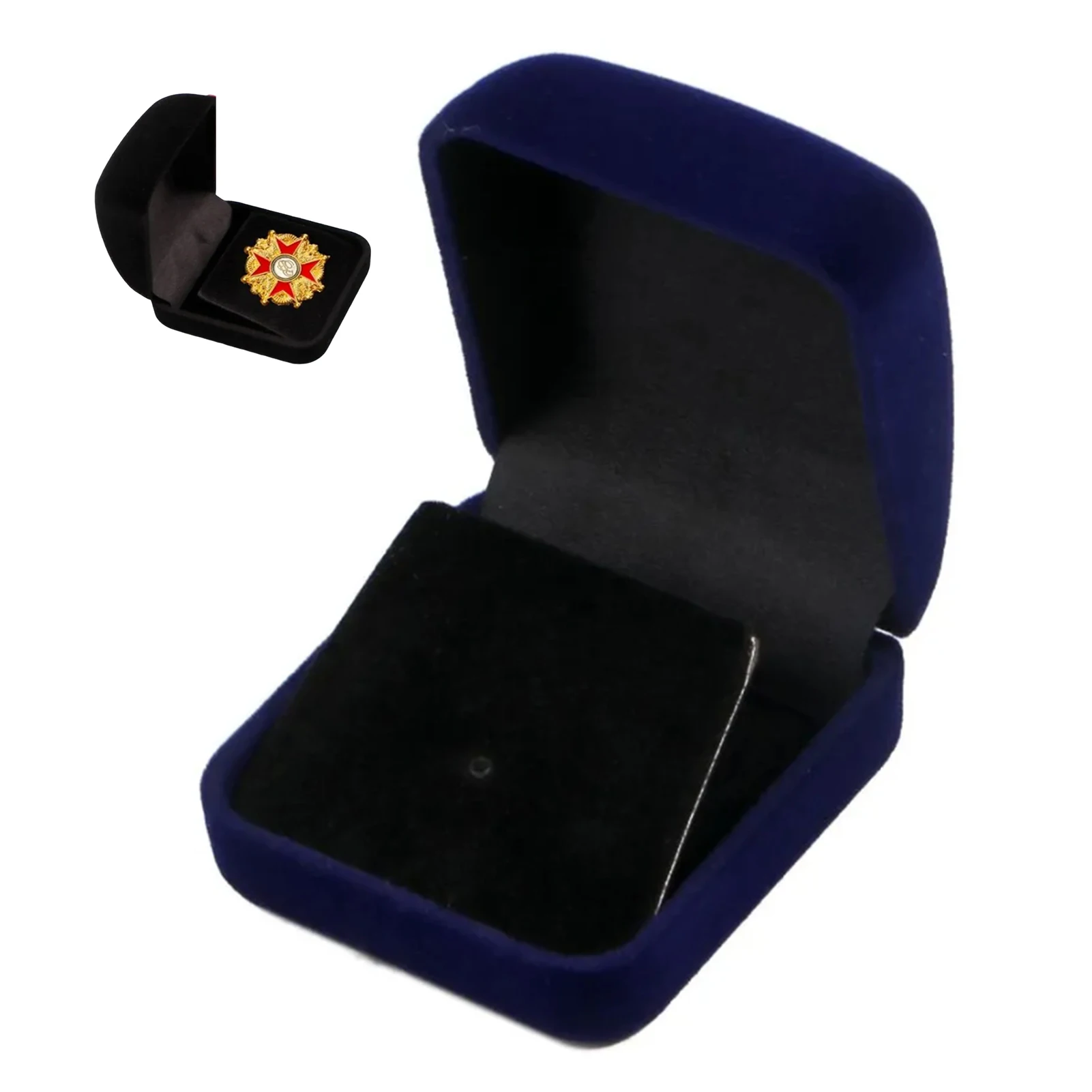 1pc Coin Organizer Box Flocking Material for Business Trips Magnetic Jewelry Case Portable Small Storage Holder Durable