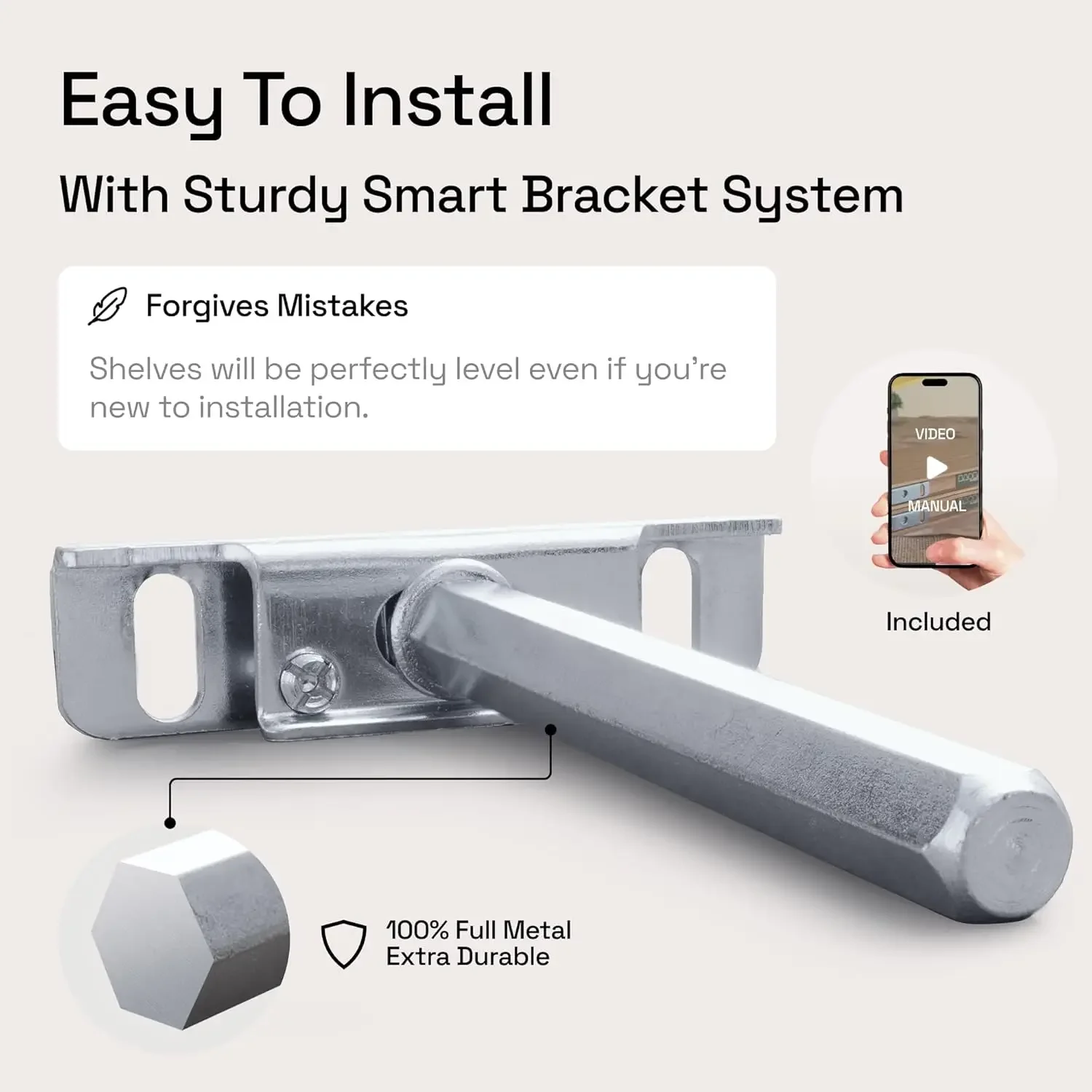 Плавающие полки из натурального дерева 16 дюймов, настенное крепление для хранения в ванной комнате, декор для спальни