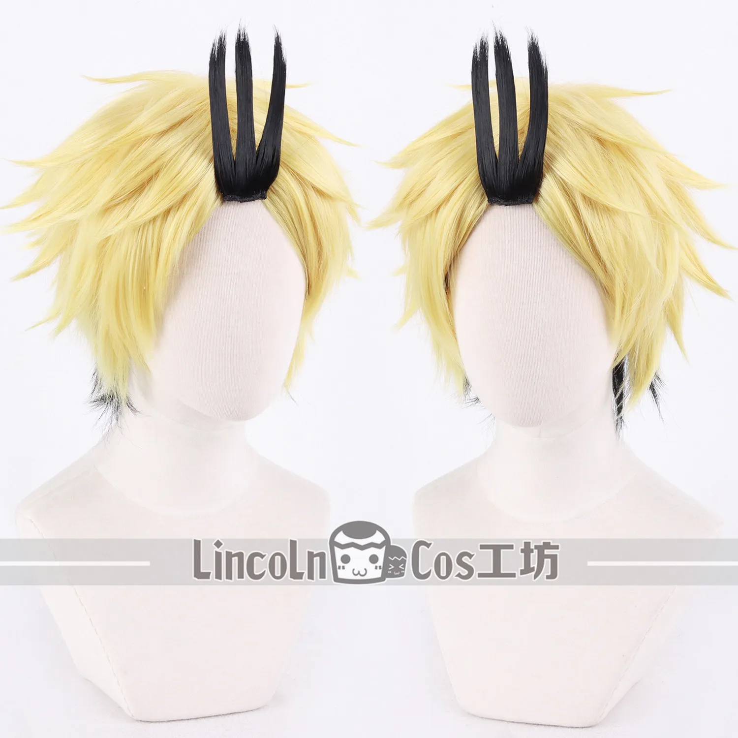 Anime Kanji Koganegawa Cosplay Wig Halloween Carnival Party Props Synthetic Hair Heat Resistant Fiber + Wig Cap