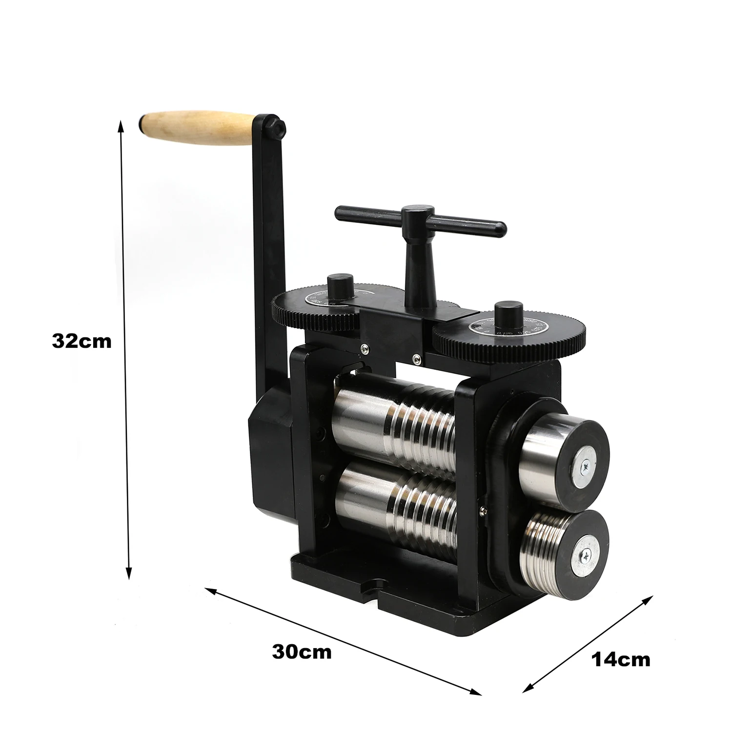 Kinway Guangdong Steel Metal Jewelry Rolling Mill Machine KW-R6F Earring Necklace Ring DIY Bracelet Making Forming Bending
