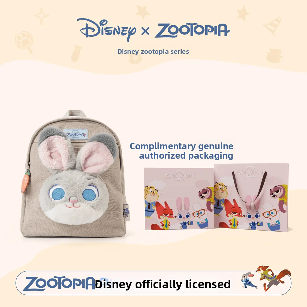 Disney Zootopia Series Plush Doll Backpack Versatile Large Capacity Student Backpack Large Women'S Bag High End Bag Woman Bags