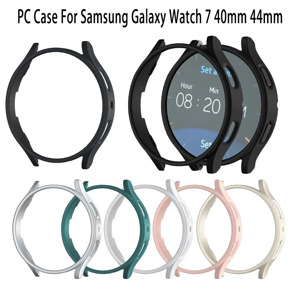 PC Case for Samsung Galaxy Watch 7 40mm 44mm SmartWatch Cover Protector Hollow Bumper All-Around for Galaxy Watch 7