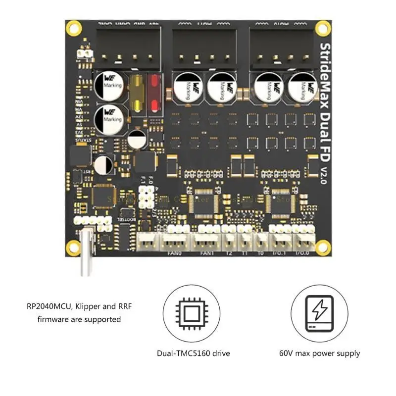 Double TMC5160 لوحة التحكم StrideMax Double FD Motheroards للطابعات ثلاثية الأبعاد #3