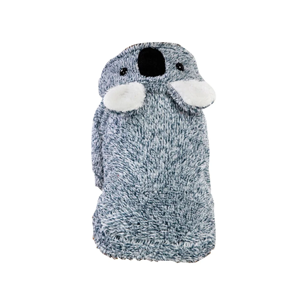 

1pc Koala Shape Dog Clothes Pet Warm Coat For Small Dogs Winter Outdoor Walking Jogging Supplies Blue Size S