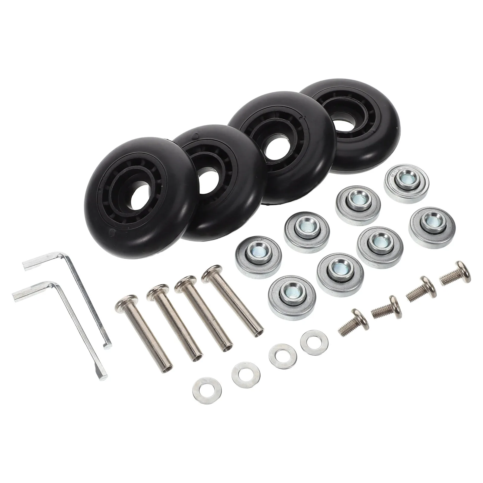 

4pcs Luggage Suitcase Wheels Replacement Universal Trolley Wheel Durable Repair Parts For Travel Trunk Roller Spare