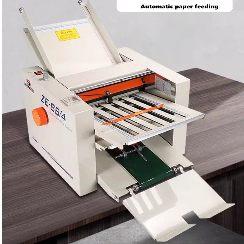

Electric Auto Paper Folding Machine With 4 Trays 310x700mm Paper Creaser