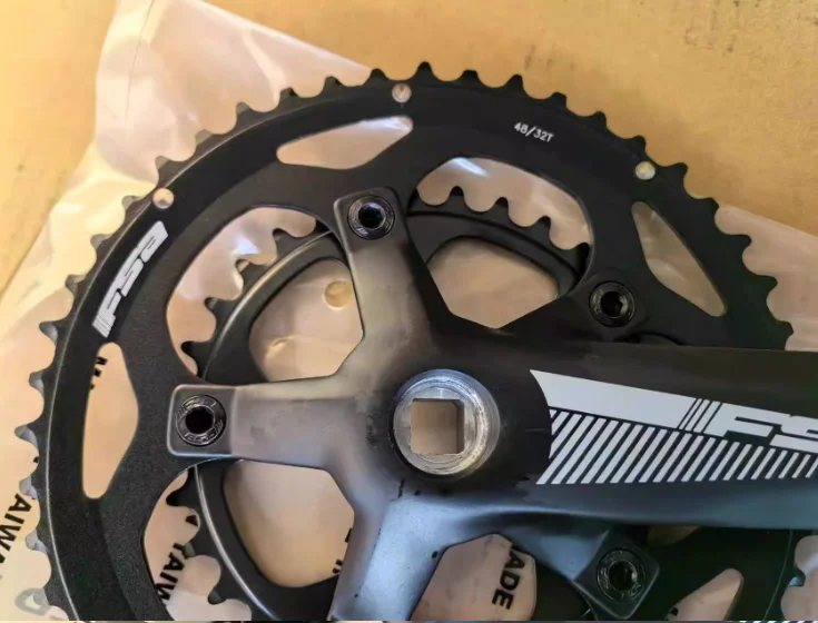 FSA Tempo Compactロードチェーンセット - 50/34T - 48/32T - 170