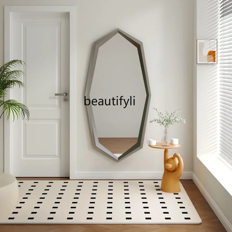 

AY7Wall-mounted full-length mirror floor-to-ceiling simple bedroom home mirror full body makeup wall hanging