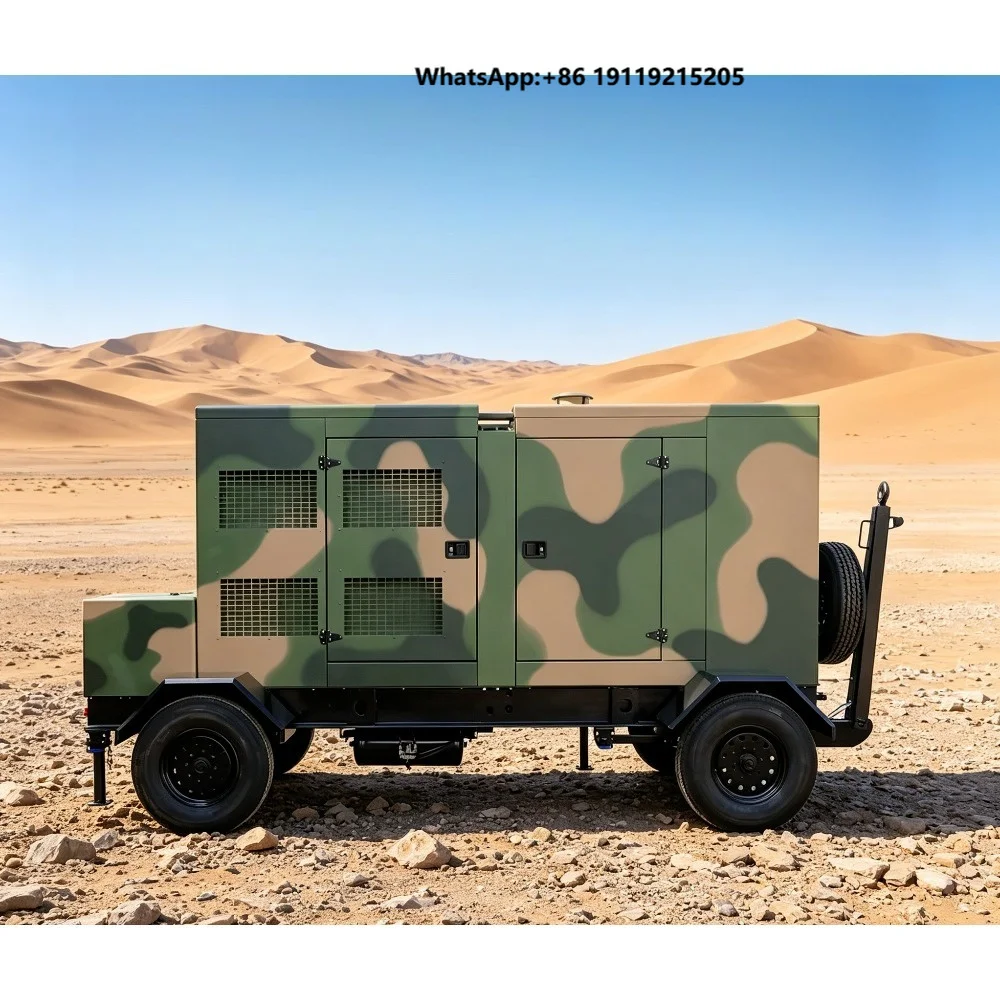 Comler Engine Silent Generators 50kva 100kva 200KW Mobile Generator with ATS and Remote Start Field Specific