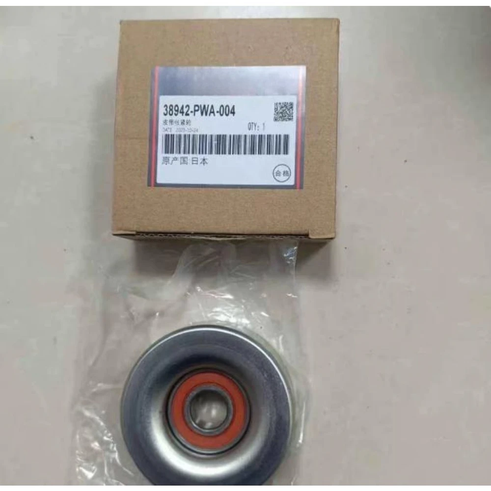 38942-PWA-004 For Honda 1th Fit Hatchback Sedan City Everus S1 Engine Belt Tensioner Pulley Idler Pulley