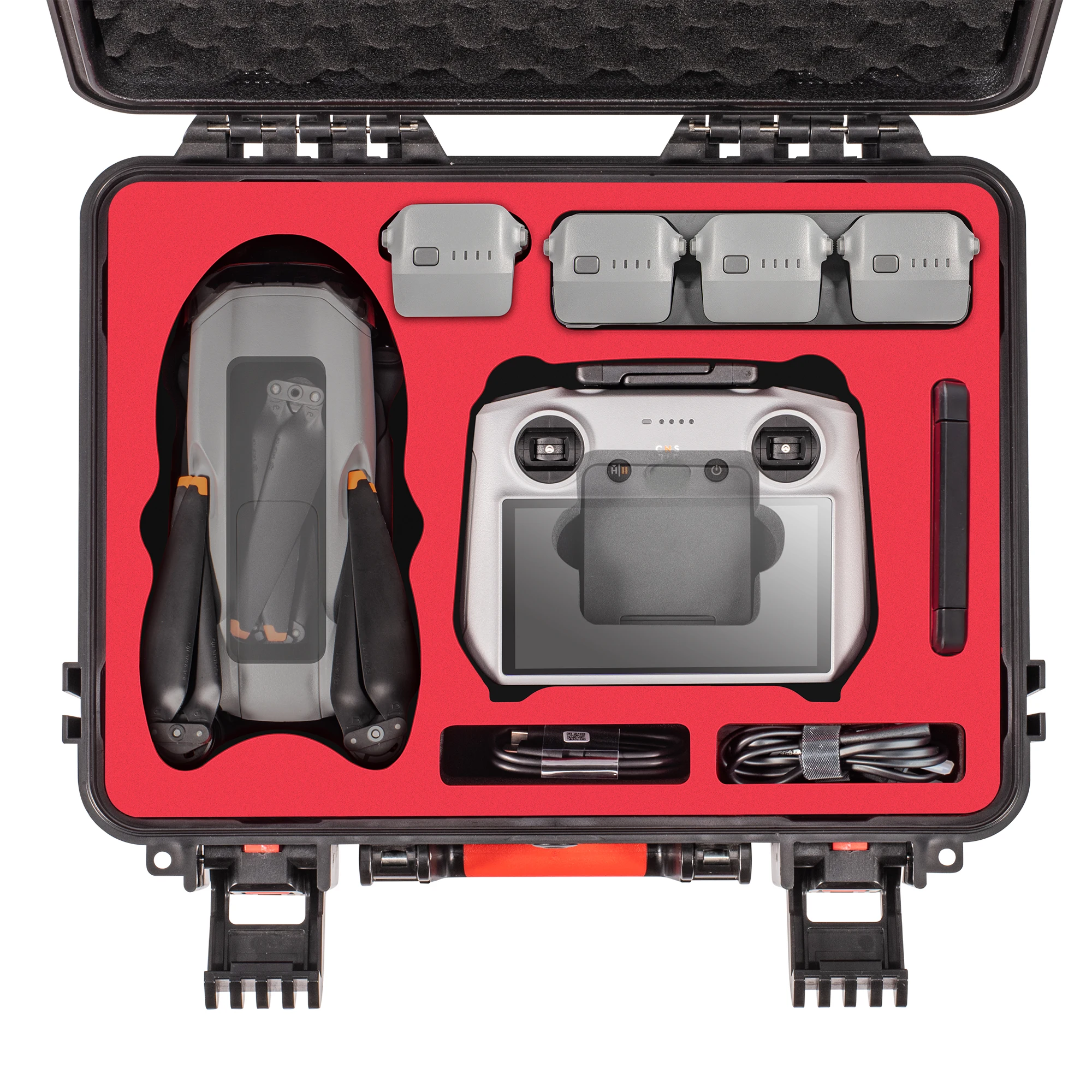 Untuk DJI AIR3S dua lapisan membawa kasus AIR 3S PP disegel tahan AIR pelindung case penyimpanan tas koper tas tangan