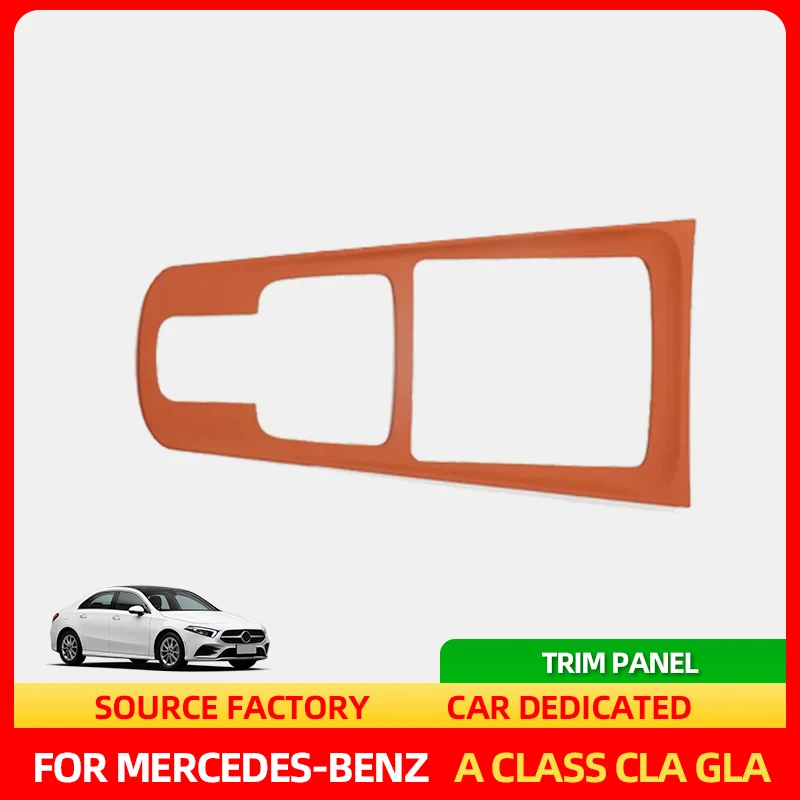 

Interior Stickers Car Central Panel Decorative Panel Rear Air Outlet Pancel for Mercedes Benz 2020 2021 2022 2023 2024 A Class C