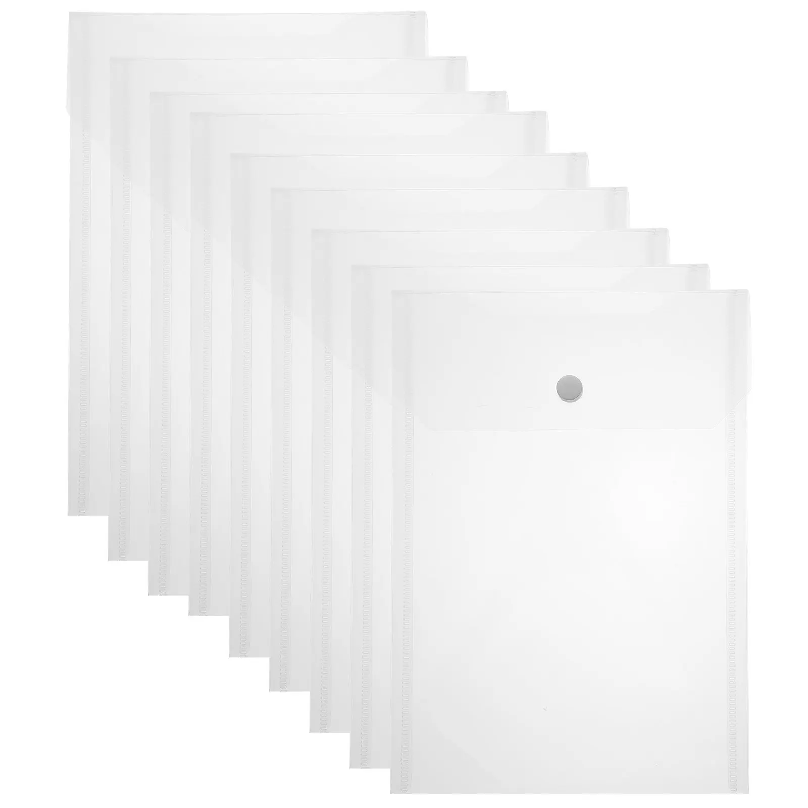 

30 шт. прозрачных папок-конвертов формата А5 для документов, портативные, легкие, для счетов, билетов, художественных работ, файлов, офисных и учебных принадлежностей