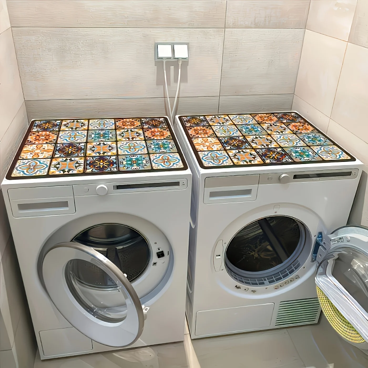 59.99 X 50.01 cm Washing Machine Cover - Durable, Suitable for Kitchen or Laundry Room Decor