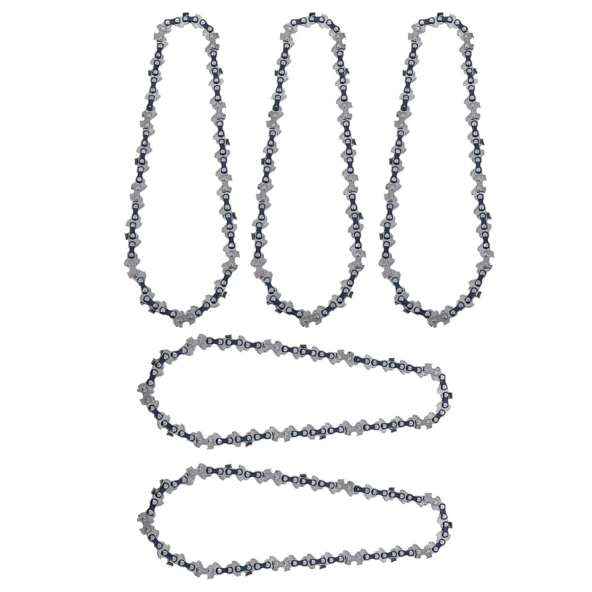 5Pcs Mini Chainsaw Chain for 6 Inch Chainsaw Chain Guide Saw Chain Replacement Portable Saw Chain