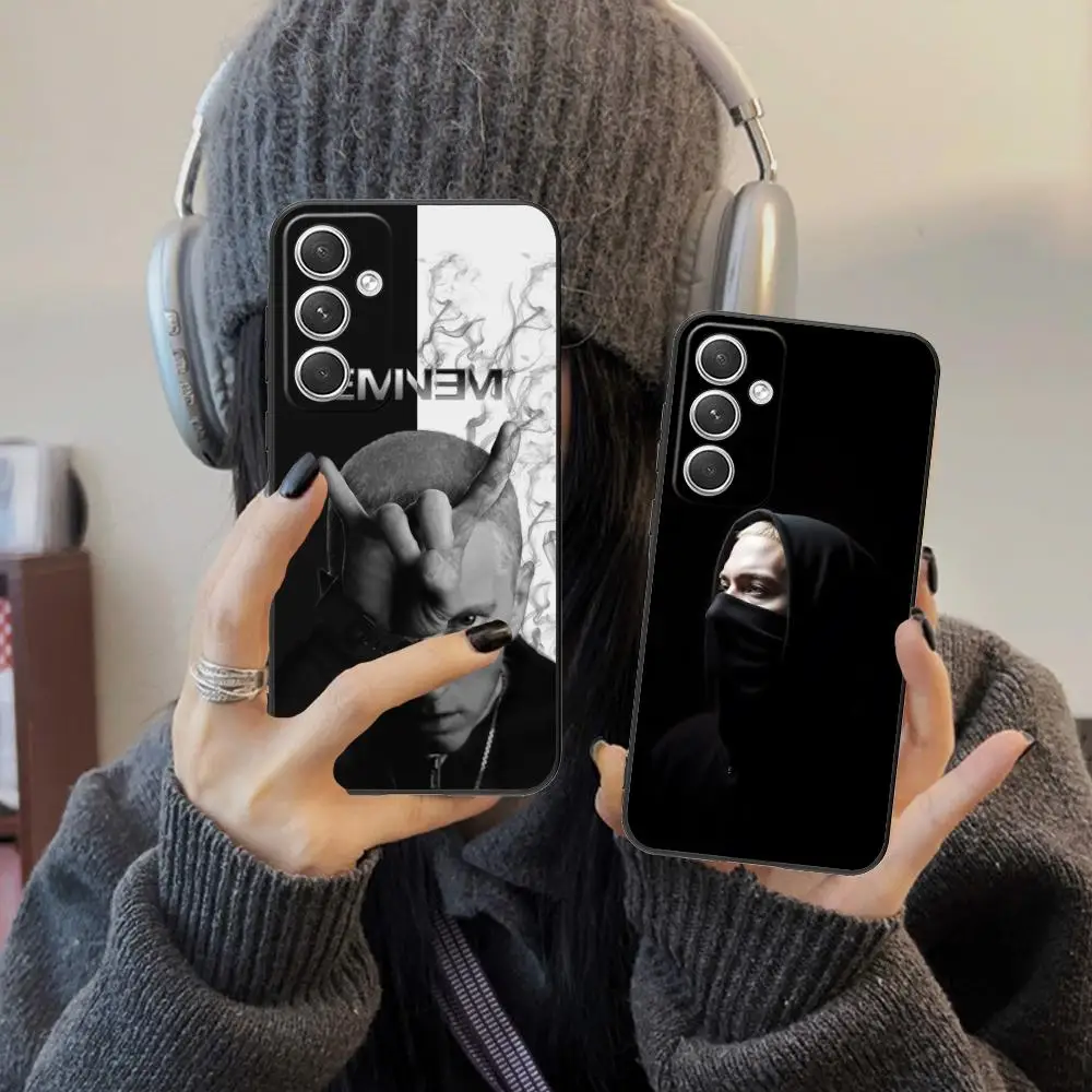 Eminem Matte TPU Mobile Phone Case for Samsung Galaxy S26 S25 S24 S23 S22 S21 S20 Note20 Plus FE Ultra Colorful Cover
