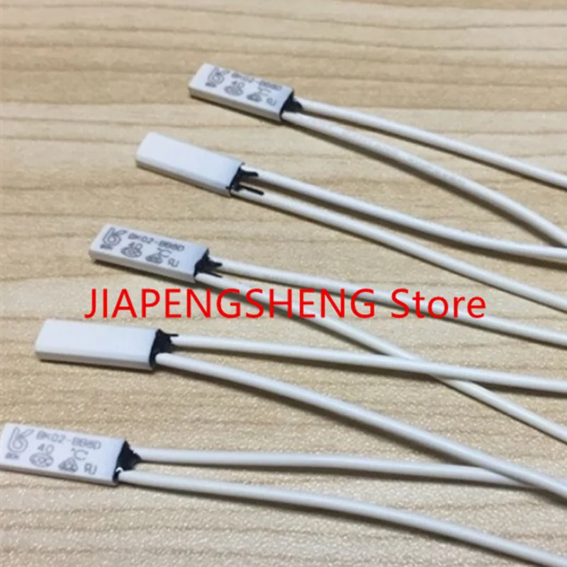 Small Temperature Control Switch, TB02, Normally Closed, BB8D, 95 Degrees Temperature Protector, 10Pcs