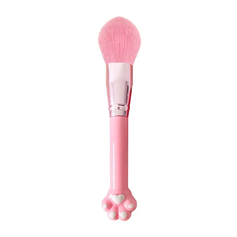 Cute Cat Claw Makeup Brushes Portable Multi-purpose Loose Powder Brushes Multifunction Soft Bristle Cosmetics Tool Women