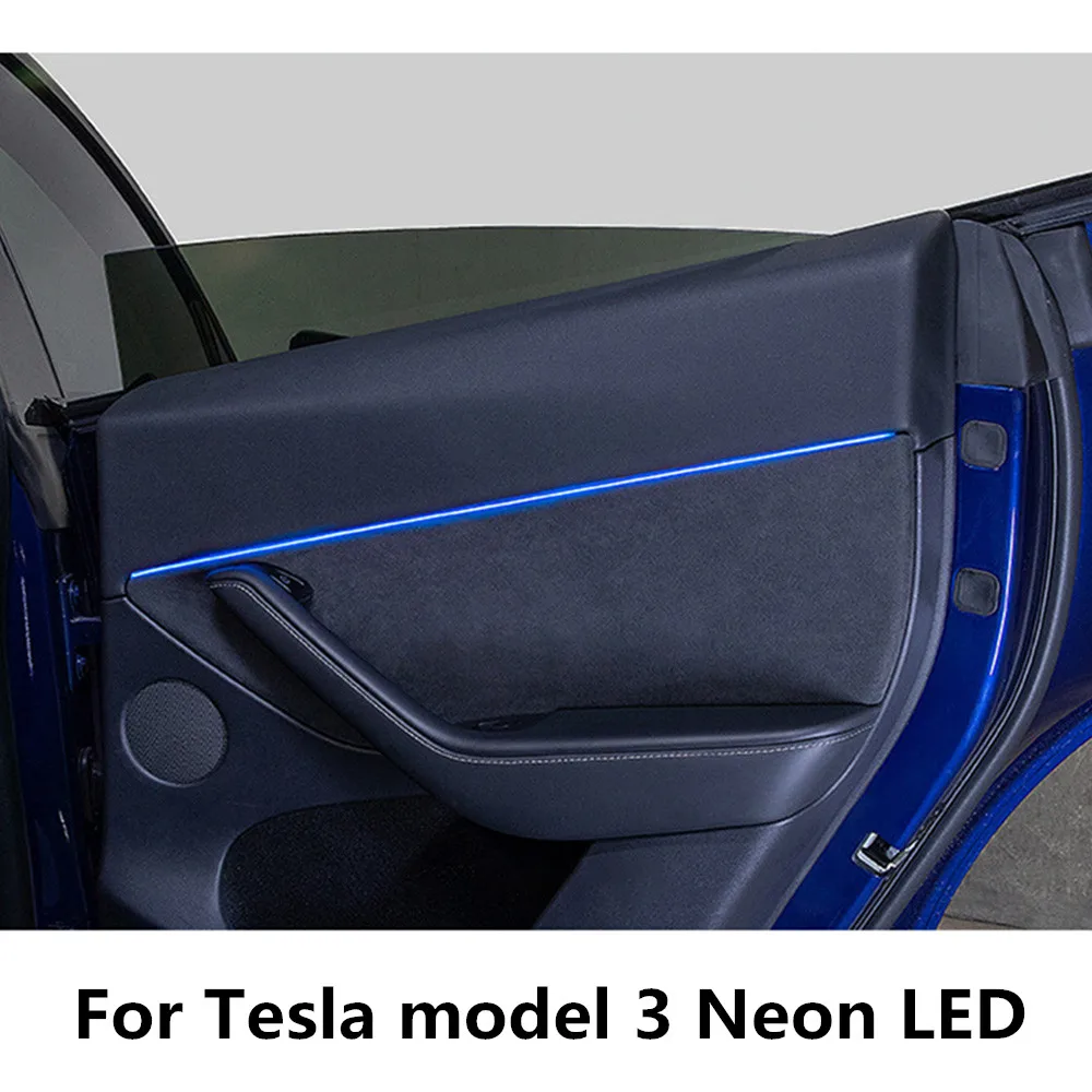 

Car Ambient Light Dashboard Display For Tesla model 3 Neon LED Screen Multimedia Lamp GPS Navi