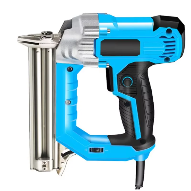 Electric Nail Gun 220V 2300W Woodworking Tools Electrical Straight Staple Nail F30/F25/F20/F15 Furniture Nailing Stapler Shooter