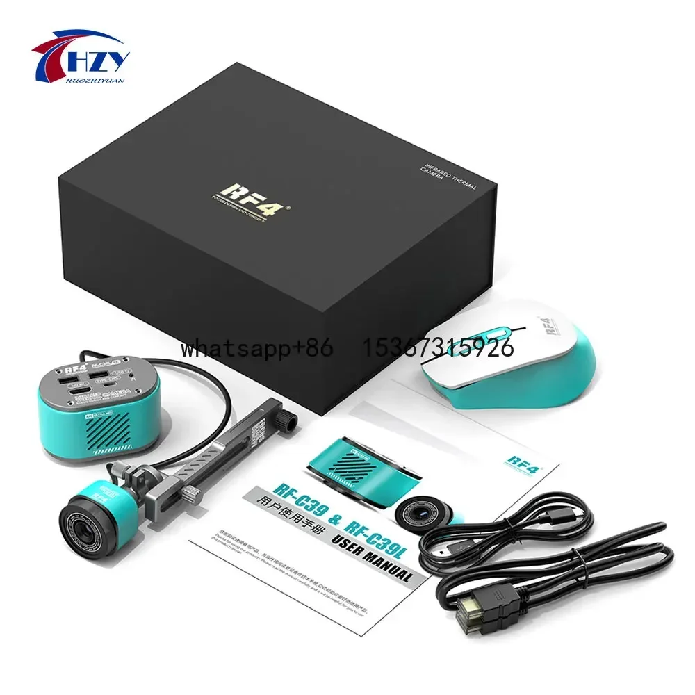 

RF4 2K CCD Digital Stereo Microscope with LED Light Source Big Visual Field Industrial Video a PCB Soldering Phone Repair
