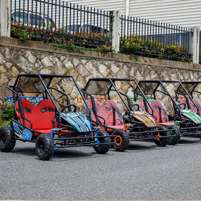 Certificato CE economico di buona qualità Motoslitta per bambini Motoslitta Catena per bambini Go Kart da corsa elettrico professionale alimentato a gas