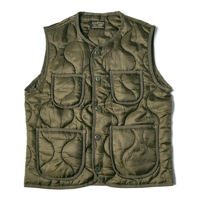 Non Stock Nylon Quilted Sleeveless Jacket Lightweight Liner Warm Waistcoat Vest