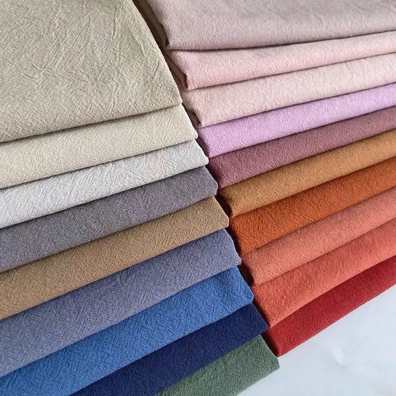 Mantel de costura de tela de algodón 100% de Color sólido, manualidades DIY, tela lavable acolchada para coser, Material bordado, tela para ropa