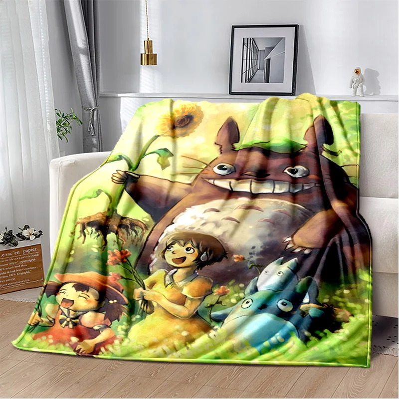 

Мягкое одеяло с моим соседным дизайном T-Totoro, забавное клетчатое постельное белье большого размера, диван, пляжное полотенце, одеяла для кроватей