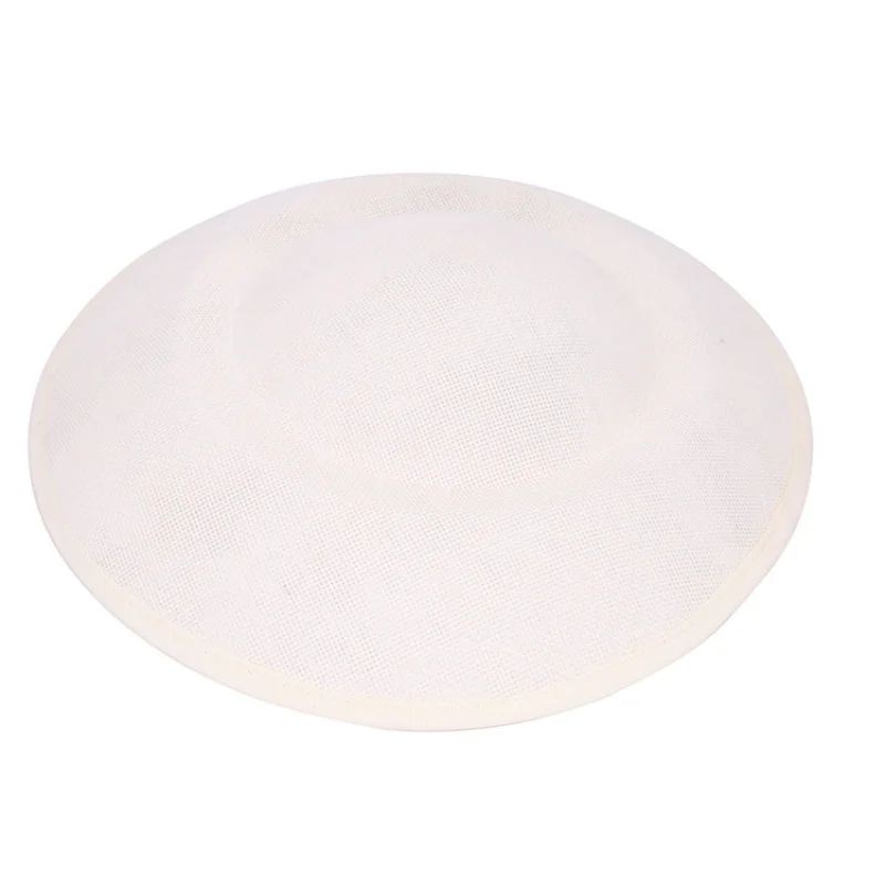 Woman New Solid Color Imitation Linen Hat Base Bridal Adult Fascinator Tea Party Dinner Hats Base Wedding Dress Accessories
