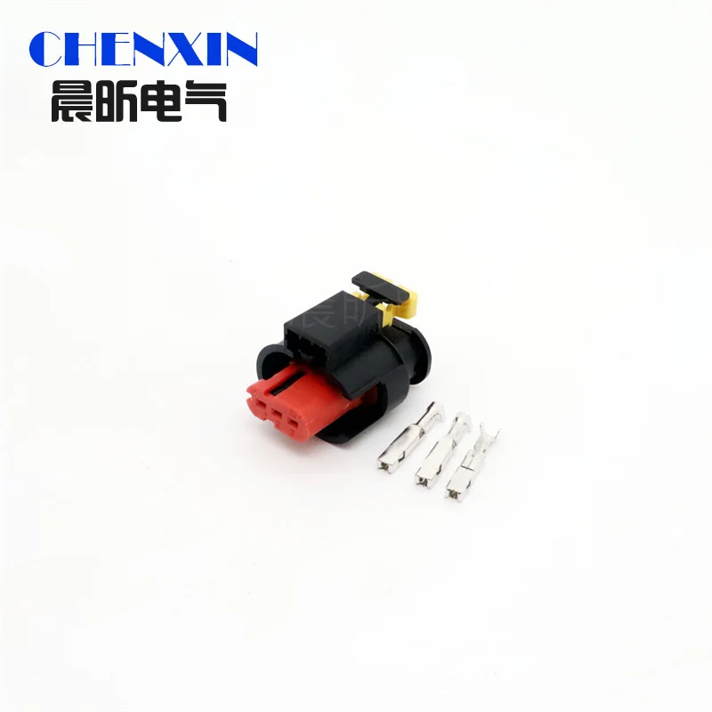 car accessory3 Pin Auto waterproof Connector Sensor VVT plug Fuel/Diesel Injector Ignition coil Connector 284426-1 284425-1