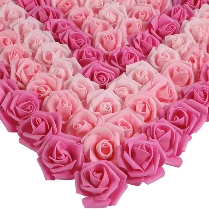 10/20/50PCs Rose Künstliche Blumen PE Gefälschte Blumen für Home Room Decor Hochzeit Ehe Dekoration Girlanden DIY Geschenke Zubehör