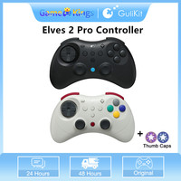 GuliKit Elves 2 Pro Wireless Gaming Controller for Switch 2,Windows,iOS & Android, Hall Effect Joysticks,1000Hz Polling Rate