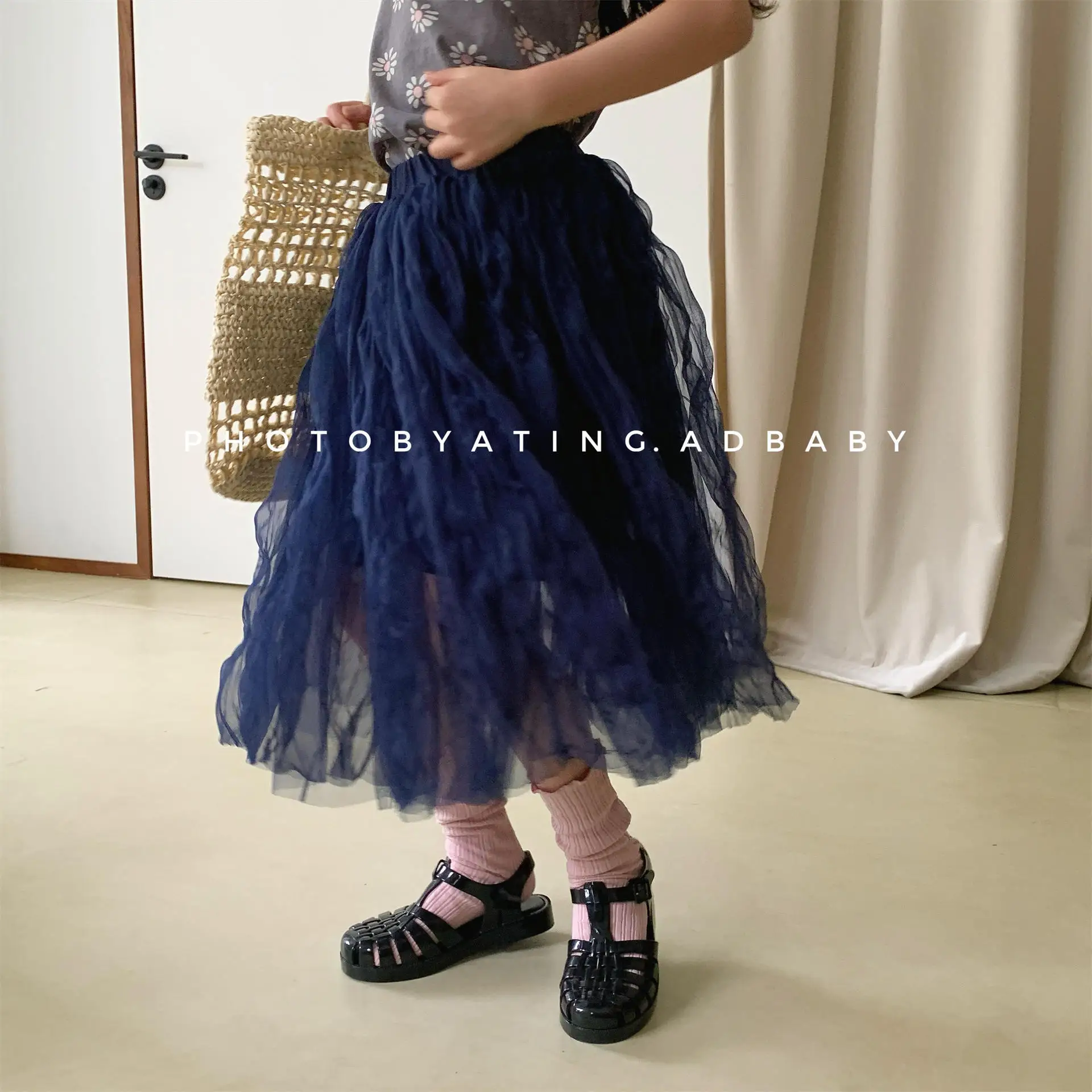 2025 Summer New Girls Gauze Skirts Solid Baby Girl Ballet Skirt Cute Princess Skirts For Infant Girls Tutu Skirt Kids Skirts