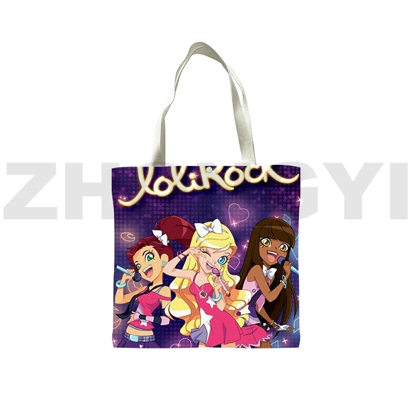 Lolirock Crossbody Bag School Bags for Teenage Girls 3D Anime Squre Lolirock Handbags Ladies Shopping Eco Reusable Shoulder Bag