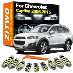 ZITWO 12Pcs LED Interior Light Bulb Kit For For Chevrolet Chevy Captiva 2006 2007 2008 2009 2010 2011 2012 2013 2014 2015 Parts