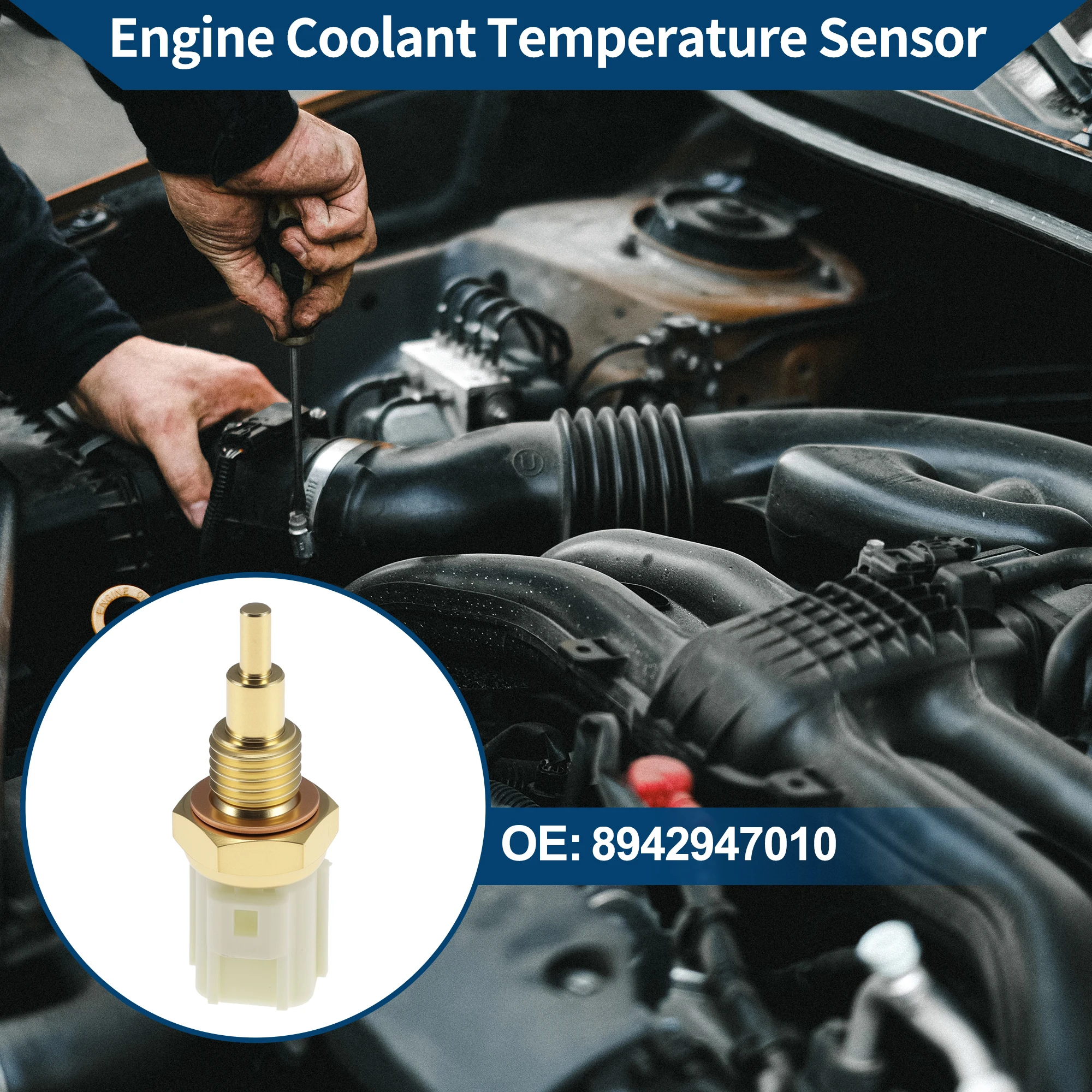 1pc Engine Coolant Temperature Sender Water Temp Sensor 8942947010 89422-33030 89422-06010 For LEXUS CT200H ES300H For TOYOTA