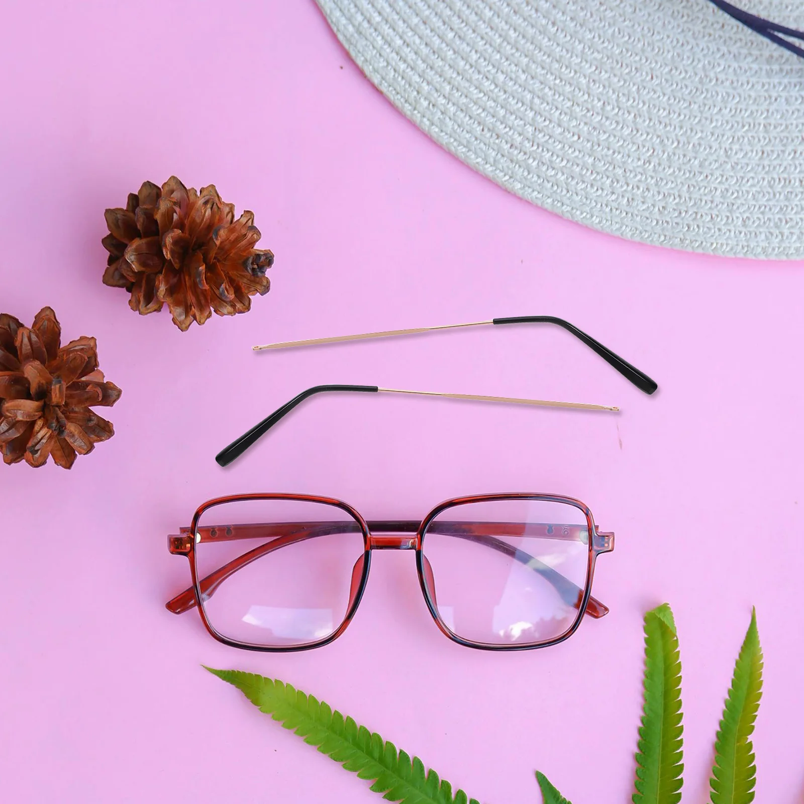 

1Pair Metal Eyeglass Legs Replacement Stainless Steel Arms Universal Glasses Temples Repair Parts for Spectacles Frames